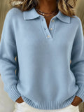 Harper Button-Collar Knit