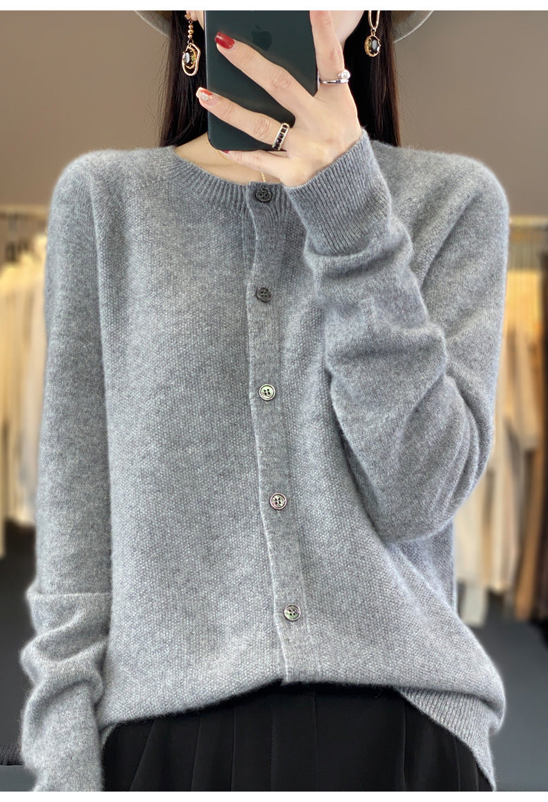 Sutton Soft Cardigan — Gray